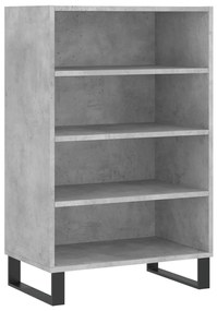 vidaXL Dulap înalt, gri beton, 57x35x90 cm, lemn compozit
