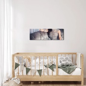 Tablou - Glamour (cu ceas) (90x30 cm)