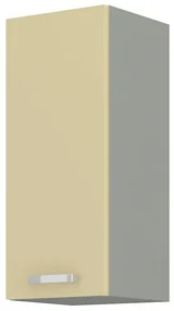 Dulap superior bucătărie Kelyn 30 G 72 1F (crem lucios + gri). 1032764