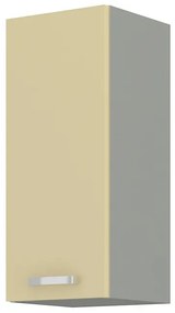 Dulap superior de bucătărie Kelyn 30 G 72 1F (crem lucios + gri). 1032764