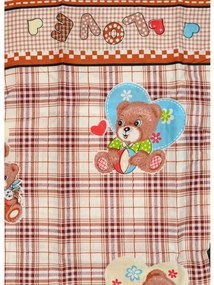 Lenjerii din bumbac pentru patut Culoare maro, TEDDY LOVE