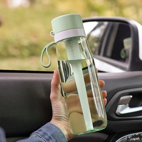 Sticla cu filtru pentru apa Philips GoZero Daily AWP2731GNR/58, 660 ml, 5-38°C, Tritan fara BPA, AWP285, Verde