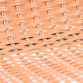 Scaun bistro de grădină, stivuibil, gri/natural