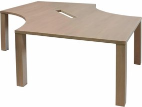 Masă stejar masiv Dining Office Bay blat 3cm