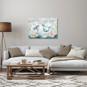Tablou pe sticlă - Sirene (70x50 cm)