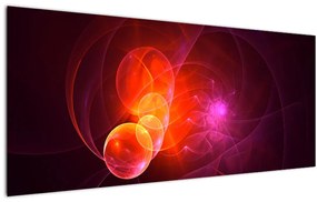 Tablou modern cu abstracțiune roz (120x50 cm), în 40 de alte dimensiuni noi