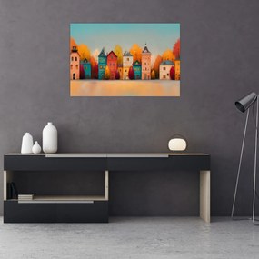 Tablou - Sat de toamnă (90x60 cm)