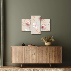 Tablou - Flori de trandafiri (90x60 cm)