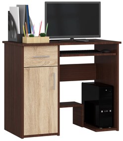 Masă PC Jaloms (wenge + Stejar sonoma). 1069703