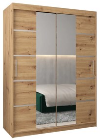 Dulap de haine 150 cm Verika 4 150 (stejar artisan). 1064275