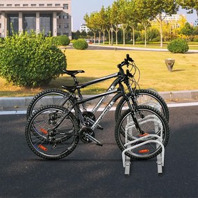 Suport pentru biciclete cu 4 compartimente