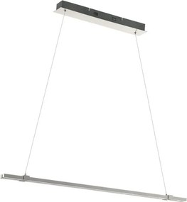 Eglo 55097 - Candelabru LED reglabil suspendat pe cablu 2xLED/9W/230V, crom mat