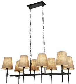 Lustra living sau bucatarie cu 8 brate Gothic