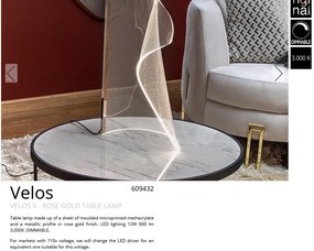 Veioza LED ultra-moderna design exclusivist Velos