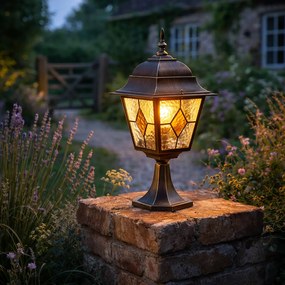 Lămpă de exterior vintage auriu antic 45 cm - Antigua