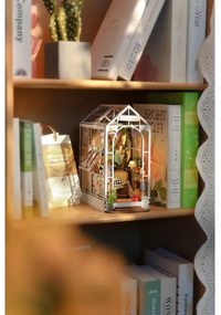 Suport de cărți LED Robotime puzzle 3D alee cu cireși japonezi 2xAAA