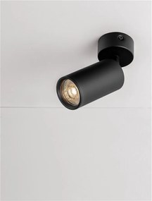 Spot aplicat design tehnic YORU negru