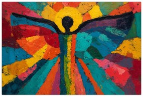 Tablou - Înger pictat (90x60 cm)