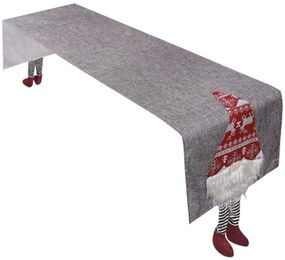 Fugar de masa de Craciun NORDIC GNOME 34x180 cm, gri