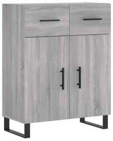 828010 vidaXL Dulap, gri sonoma, 69,5x34x90 cm, lemn compozit