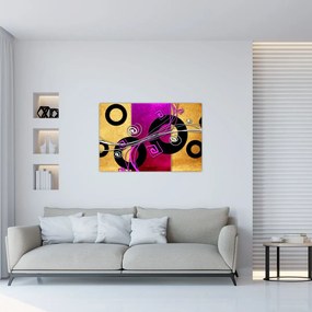 Tablou abstracției (90x60 cm)