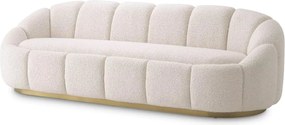 Canapea fixa design elegant LUX Inger, Boucle cream
