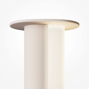 Veioza LED portabila/reincarcabila ASYM bej