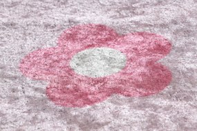 JUNIOR 51828.802 covor lavabil hopscotch, balerină pentru copii anti-alunecare - roz - SECUNDAR-COTATI PRODUSUL