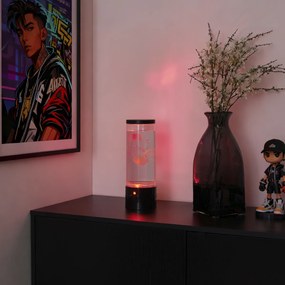 Tub cu bule negru 30cm incl. LED RGB - Dweller