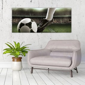 Tablou - Minge de fotbal (120x50 cm)