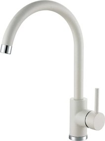 Baterie bucatarie Alveus Kati monocomanda alb mat