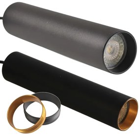 Lustră pe cablu pentru sistem de șină MARIBEL 3xGU10/10W/230V + sistem de șină 1 m