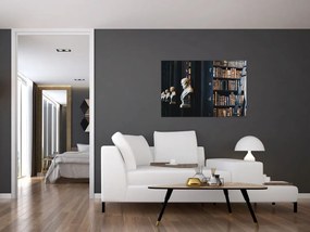 Tablou - La bibliotecă (90x60 cm)