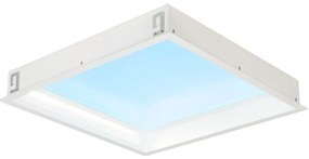 Panou incastrabil LED efect vizual luminator cer albastru BLUE SKY 60x60cm
