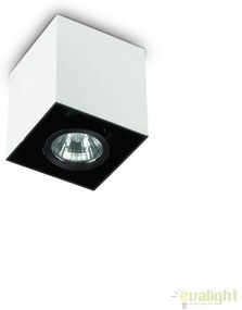 Plafoniera, Spot aplicat dim. 9x9cm, MOOD PL1 SMALL SQUARE BIANCO 140902