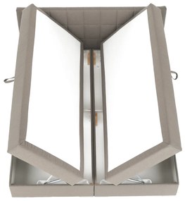Pat tip BOXSPRING 160x200, taupe gri-maro, FERATA TV KOMFORT