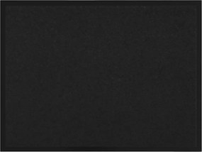 vidaXL Covoraș de intrare Negru 60 x 40 x 1.2 cm Țesătură Teddy