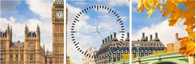 Tablou - Big Ben, Londra (cu ceas) (90x30 cm)