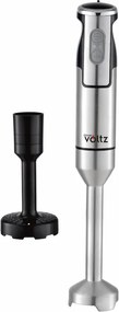 Resigilat: Blender manual Oliver Voltz OV51112JP, 1500W, 2 viteze, Atasament pentru cartofi, Lama din otel inoxidabil, Inox