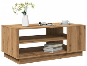 vidaXL Măsuță de cafea, stejar artizanal, 102x55x43 cm lemn prelucrat