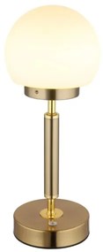 Lampă LED tactilă reîncărcabilă de masă Globo 21033M HAKU LED/2,5W/5V 2700/4000/6500K alamă
