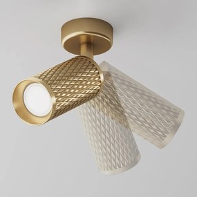 Aplica de perete / tavan design tehnic Focus auriu