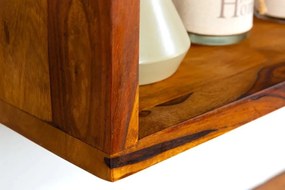 Set 3 rafturi de perete din lemn masiv Sheesham, HEMINGWAY