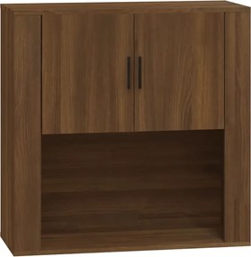 vidaXL Dulap de perete, stejar maro,80x33x80 cm, lemn prelucrat