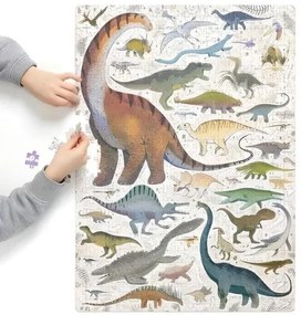 PUZZLE EDUCATIONAL, PUZZLOVE DINOSAURS, 200 PIESE - BANANA PANDA (BP49257)