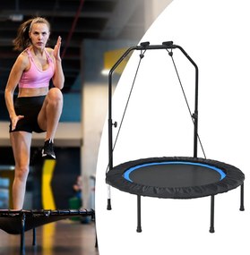 Trambulină de fitness cu mâner
