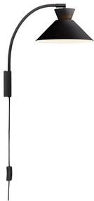 Aplica de perete design modern Dial negru