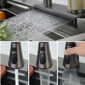 Chiuveta Bucatarie Profesionala Multifunctionala , Inox,FY3018