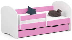 Pat pentru copii Pranshi (Roz) (cu saltea). 1070766