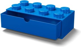 Cutie cu sertar pentru birou LEGO®, 31 x 16 cm, albastru